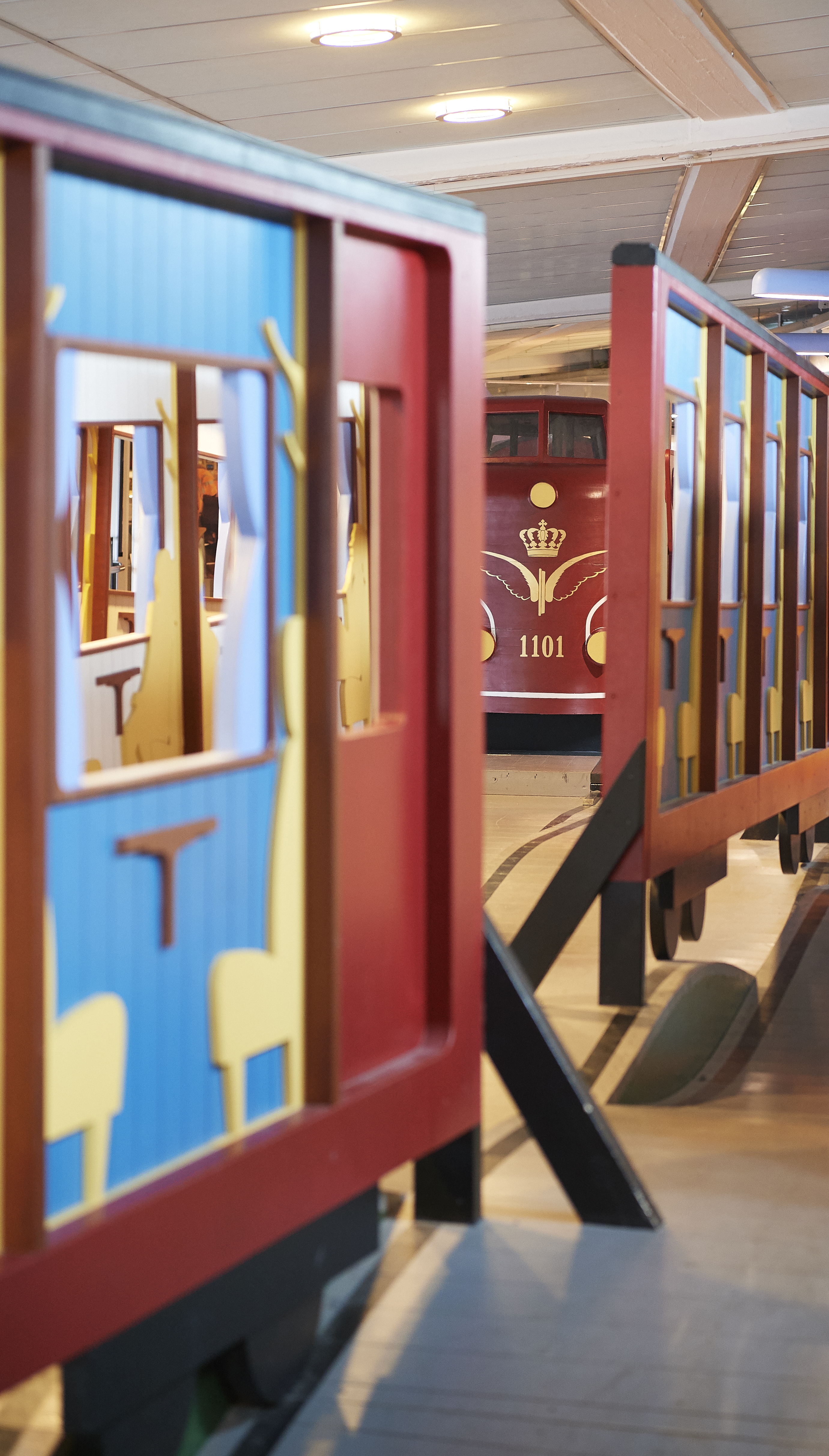 Det fine MY-lokomotiv kan også ses i stor størrelse på museet