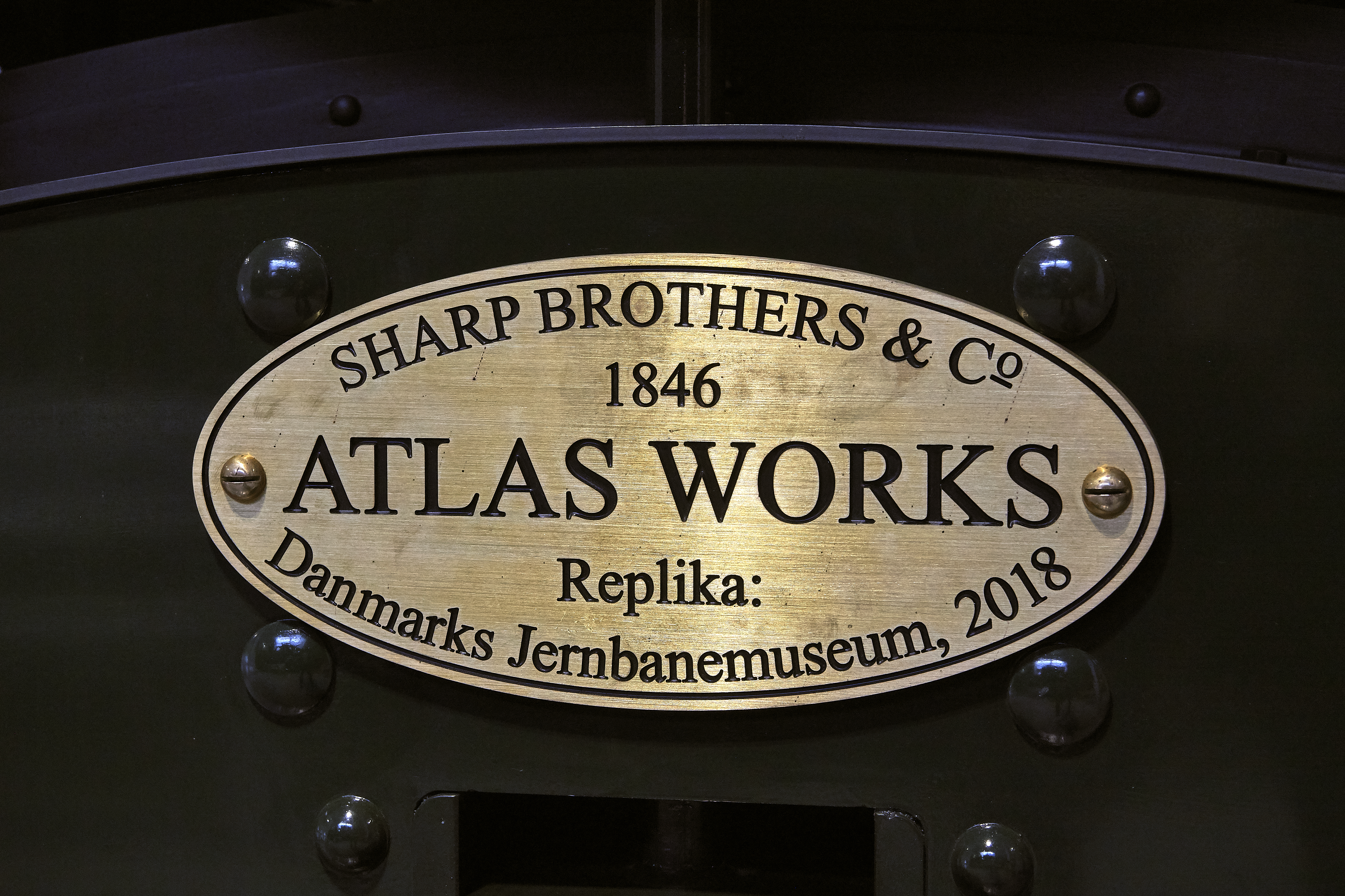 Replikaen er fra 2018. Originalen fra 1846 