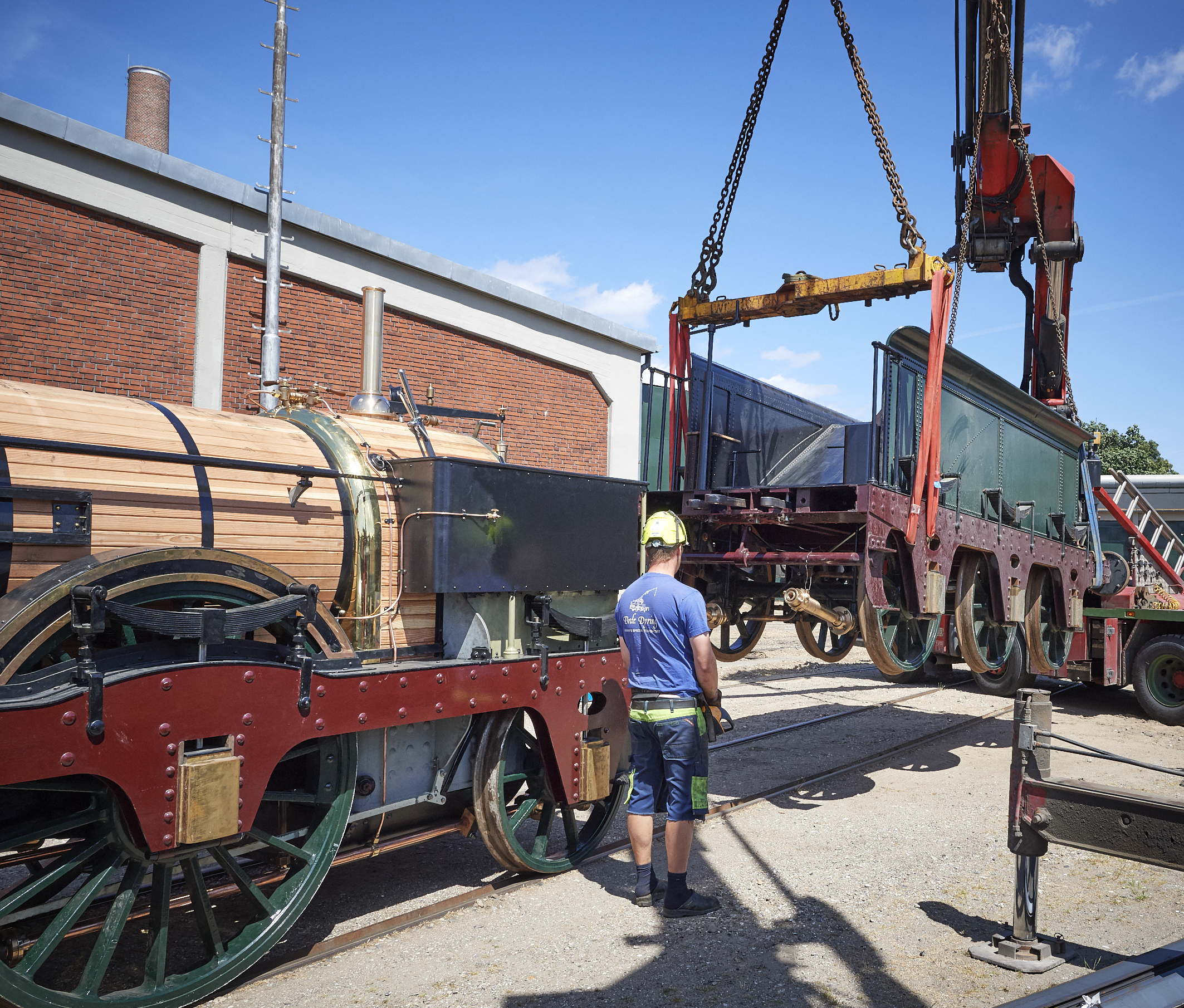 ODIN ankommer til museet i juni 2018. ODIN er bygget i museets remise i Roskilde