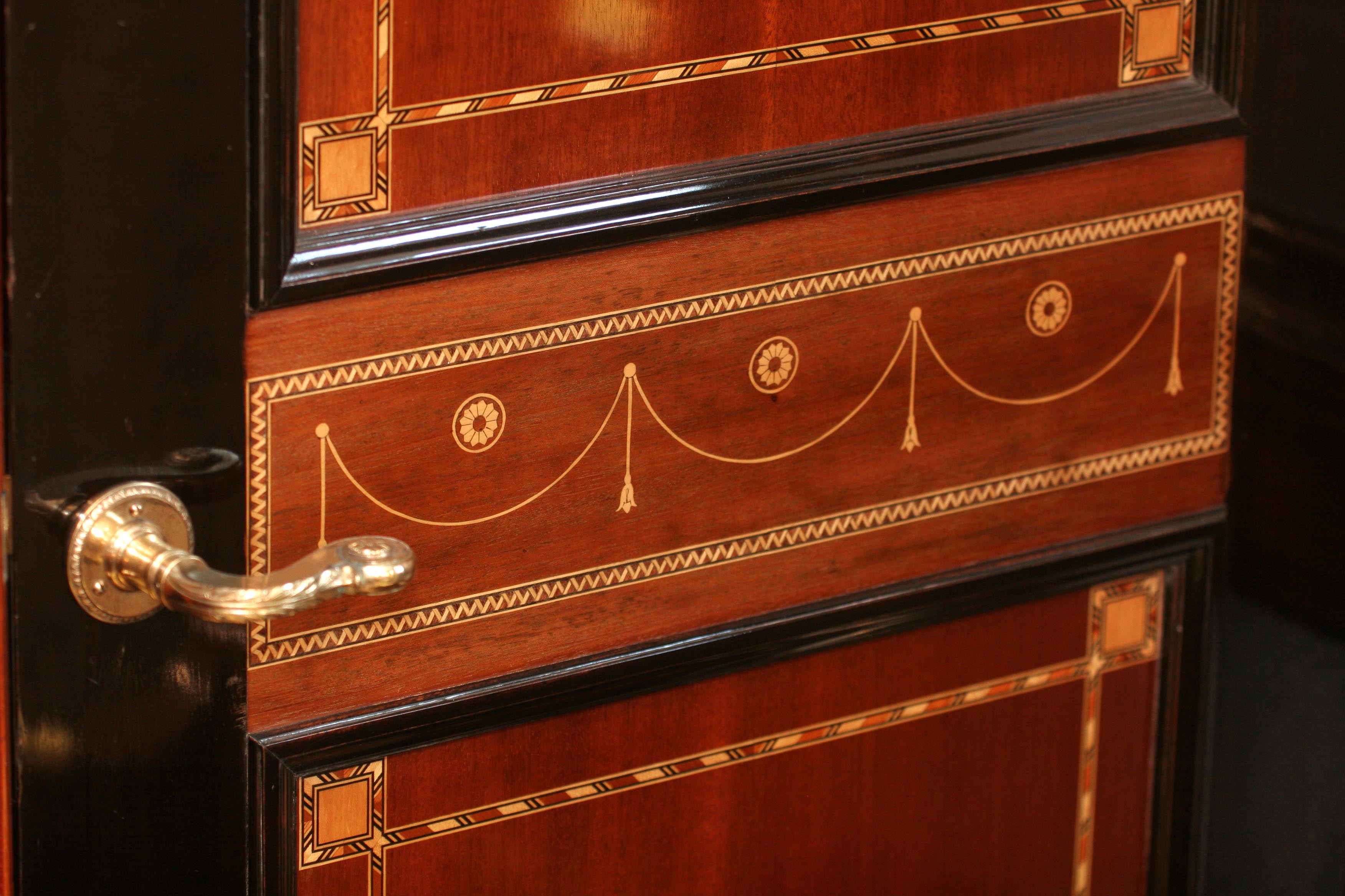 Detaljebillede fra kongevognen S 8 fra 1900