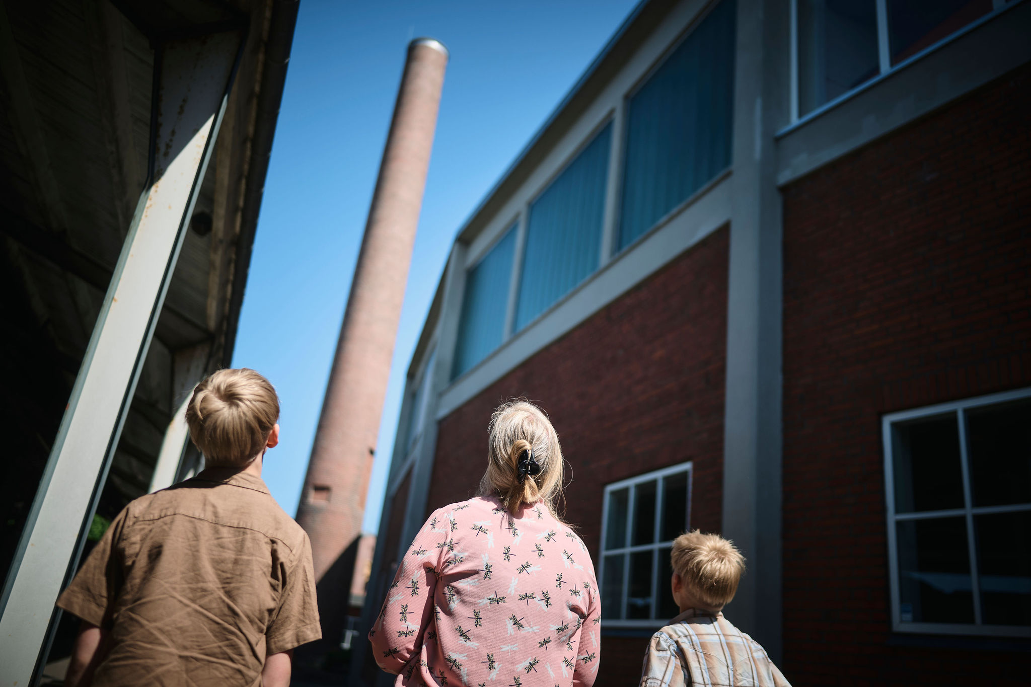 Hør om hvorfor museets skorsten engang var endnu højere